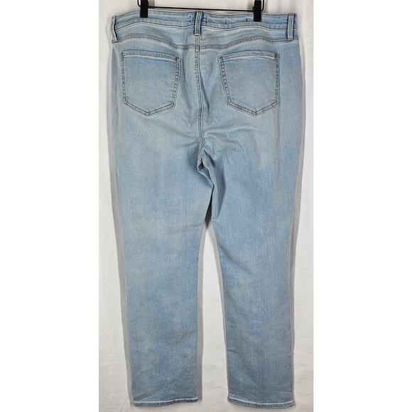 NYDJ WOMEN'S SHERI SLIM LIFT X TUCK TECHNOLOGY BLUE JEAN PANT SIZE 16, 38W X 29L - Picture 2 of 16